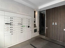 【東京都/中央区日本橋浜町】プレール・ドゥーク日本橋 エントランス：左側：メールBOX