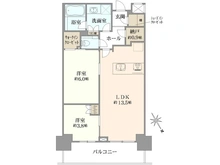 【東京都/中央区築地】アトラス築地 間取り図