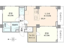 【東京都/中央区八丁堀】中銀八丁堀マンシオン 間取り図