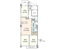 【東京都/江東区北砂】メイフラワー 間取り図