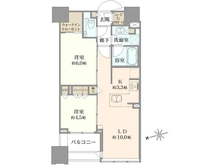 【東京都/中央区湊】シティタワー銀座東 間取り図