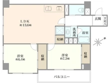【東京都/板橋区中丸町】中丸町住宅 間取り図