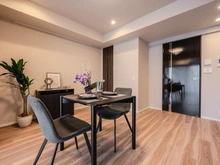 【東京都/中央区新川】シティハウス東京八重洲通り リビング・ダイニング：※家具・調度品は販売価格に含まれておりません