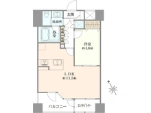 【東京都/中央区新川】パレ・ソレイユ東京日本橋 間取り図