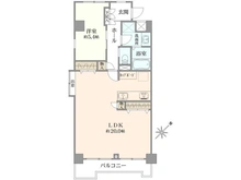 【東京都/中央区日本橋中洲】日本橋グリーンハイツ 間取り図