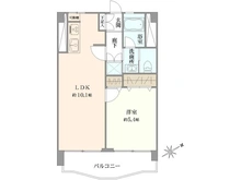 【東京都/品川区東大井】クレールメゾン品川 間取り図