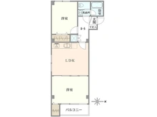 【東京都/大田区北千束】北千束第二コーポラス 間取り図