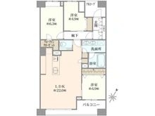 【東京都/中央区日本橋大伝馬町】エフローレ日本橋 間取り図