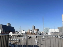 【東京都/中央区新川】シティハウス日本橋 屋上からの眺望