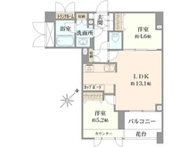 【東京都/中央区新川】シティハウス日本橋 間取り図