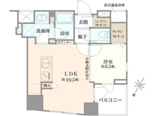 【東京都/中央区日本橋蛎殻町】クレヴィア日本橋 間取り図