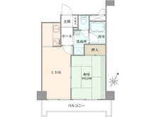【東京都/中央区新川】中銀新川マンシオン 間取り図