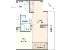 【東京都/中央区新富】トーア新富マンション 間取り図