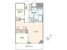 【東京都/中央区築地】築地スカイレジテル 間取り図