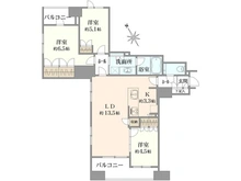【東京都/中央区八丁堀】インプレスト東京八丁堀ル・サンク 間取り図
