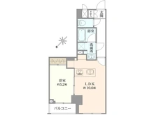 【東京都/中央区銀座】パレステュディオ銀座二丁目 間取り図