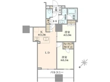 【東京都/中央区築地】アネシア築地ステーションレジデンス 間取り図
