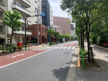 【東京都/中央区明石町】メゾンドールニュー明石 前面道路