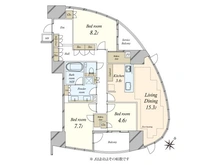 【東京都/中央区築地】プレミスト東銀座築地アークコート 間取り図
