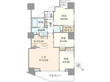 【東京都/中央区東日本橋】ブランズ日本橋浜町 間取り図
