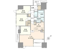 【東京都/中央区日本橋大伝馬町】ザ・パークハウス日本橋大伝馬町 間取り図