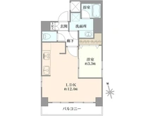 【東京都/中央区湊】スカイコート銀座東第2 間取り図