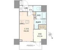 【東京都/北区田端新町】リビオレゾン西日暮里 間取り図