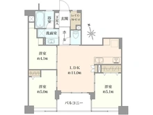 【東京都/中央区入船】プラハ東京八丁堀 間取り図