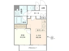 【東京都/中央区湊】ライオンズマンション鉄砲洲第二 間取り図