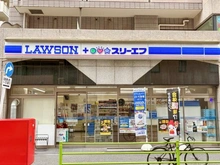 【東京都/中央区日本橋中洲】ニューライフ日本橋 ローソン・スリーエフ日本橋中洲店（現地より約55m）
