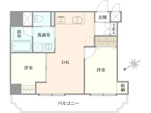 【東京都/中央区日本橋箱崎町】日本橋アビタシオン 間取り図