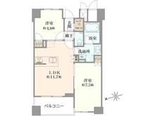 【東京都/中央区明石町】プレミスト明石町 間取り図