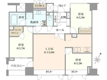 【東京都/中央区日本橋堀留町】ファミール日本橋グランスイートプラザ 間取り図