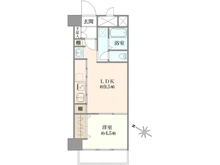 【東京都/中央区築地】秀和第2築地レジデンス 間取り図