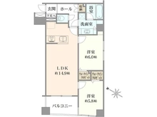 【東京都/中央区日本橋浜町】ライオンズマンション日本橋浜町第2 間取り図