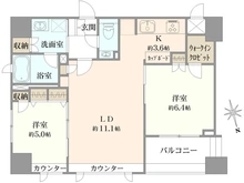 【東京都/中央区湊】パンセ　フレスコ 間取り図