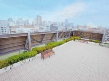 【東京都/中央区日本橋蛎殻町】デューク・スカーラ日本橋 共用部：屋上テラス