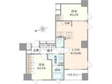 【東京都/中央区新富】GREEN　PARK新富町 間取り図