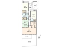 【東京都/文京区大塚】東急ドエル・アルス大塚南 間取り図