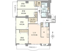 【東京都/小平市小川町】ガーデンハイツ小平1番館 間取り図