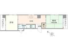 【東京都/中央区築地】中銀築地マンシオン 間取り図