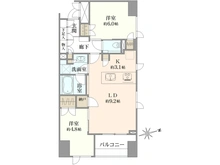 【東京都/中央区八丁堀】インプレスト東京八丁堀　ル・サンク 間取り図