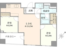 【東京都/中央区明石町】レグノ・ヴェール明石町 間取り図