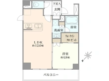 【東京都/中央区築地】モアクレスト築地 間取り図