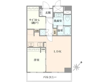 【東京都/中央区築地】築地スカイレジテル 間取り図
