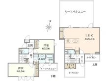【東京都/世田谷区成城】デューク・スカーラ成城 間取り図