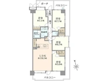 【東京都/狛江市岩戸南】フォルスコート狛江 間取り図