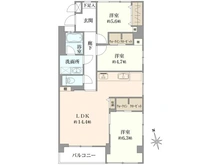 【東京都/狛江市岩戸北】狛江リリエンハイム 間取り図