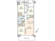 【東京都/調布市入間町】グランドメゾン仙川 間取り図