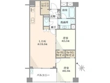 【東京都/世田谷区成城】パークシティ成城 B棟 間取り図